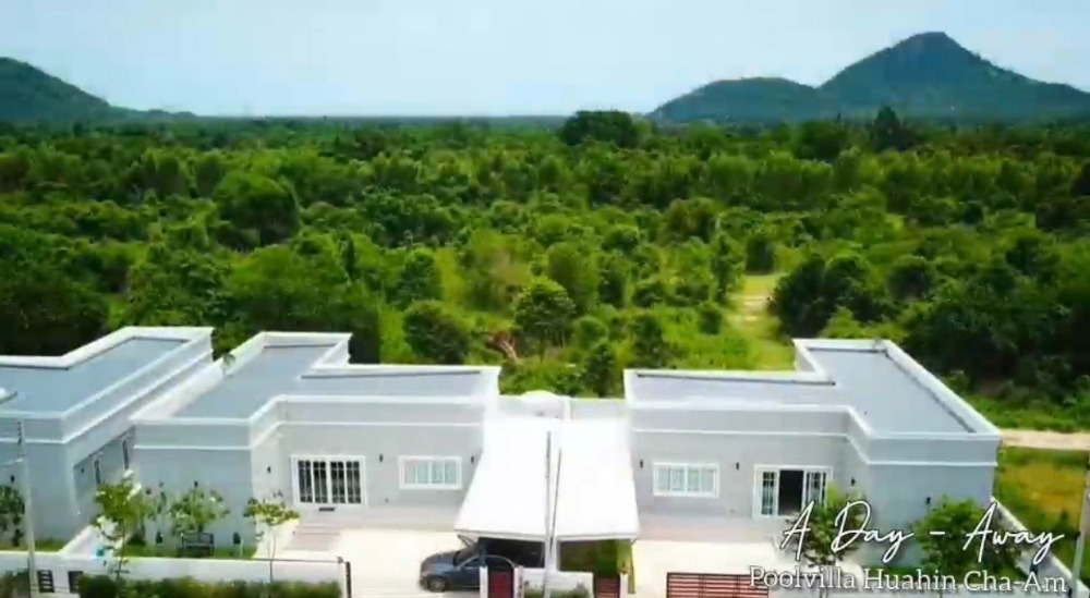 For SaleCha-am Phetchaburi : For sale: House, pool villa, Cha-am, private atmosphere, close to nature, area 100 square wah