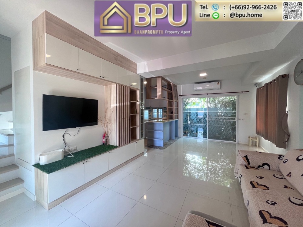 ให้เช่าทาวน์โฮมบางนา แบริ่ง ลาซาล : ** ให้เช่าทาวน์โฮม 3 ห้องนอน เลี้ยงสัตว์ได้ ** อินดี้ บางนา-รามคำแหง2 ใกล้ เมกะ บางนา