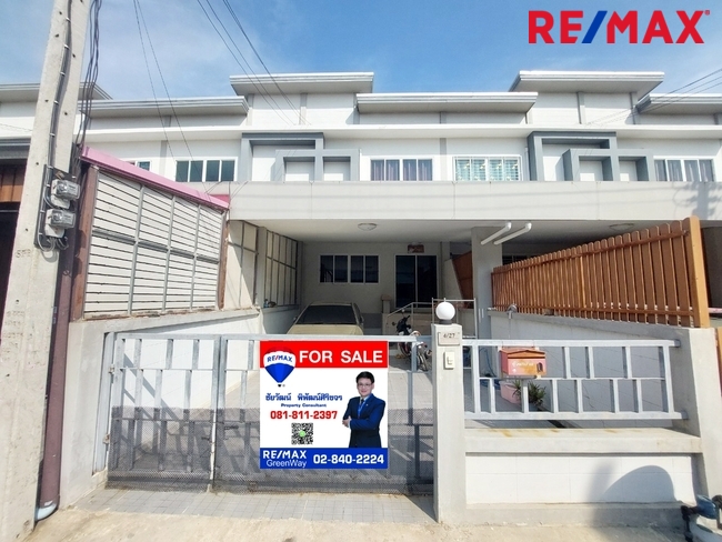 For SaleTownhomeNakhon Pathom : 2-storey townhouse for sale, Grand Village 3, Soi Wat Plearn Phet, multiple entrances and exits