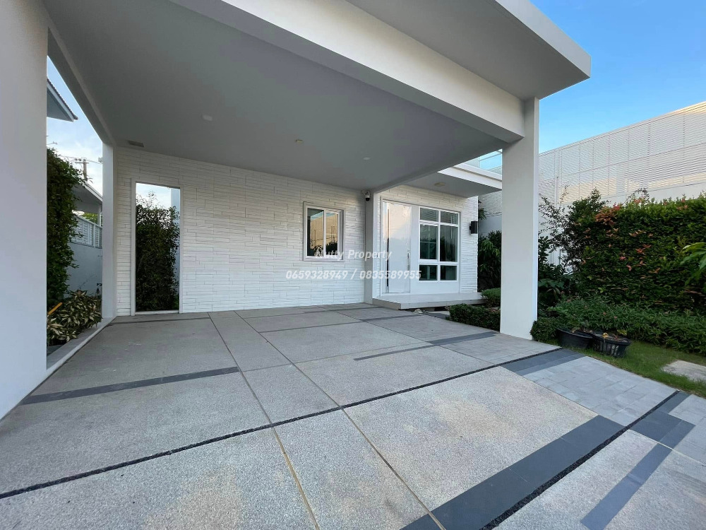 For RentHouseLadkrabang, Suwannaphum Airport : For Rent, Detached corner house, Phase 1, Manthana Bangna-Wongwaen