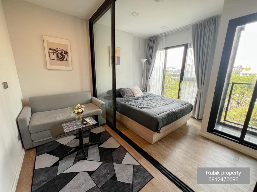 For RentCondoOnnut, Udomsuk : ✨ For Rent: Modiz Sukhumvit 50 🌿 Stylish Living with a Serene Garden View 🌳(RB432)