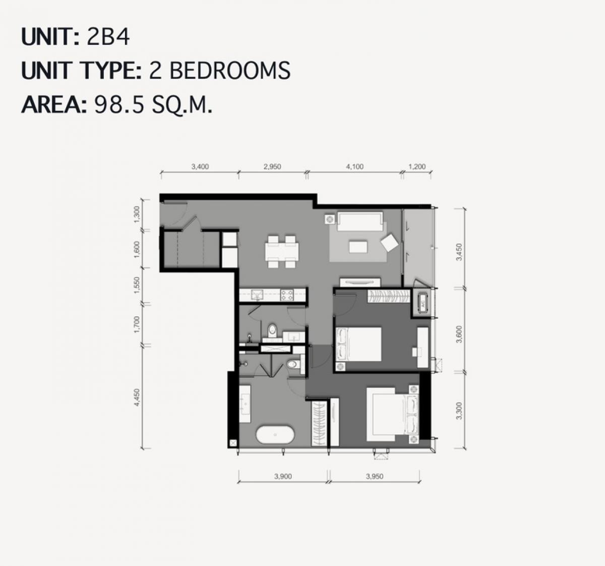 For SaleCondoSathorn, Narathiwat : 🐶Tait sathorn12 - 2bed2bath / size 98.5 sq.m.📲 𝟎𝟔𝟒-𝟕𝟗𝟒-𝟒𝟐𝟔𝟑(Khun Nam)