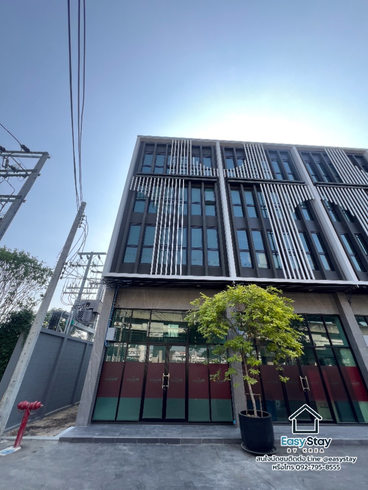 For RentShop HouseVipawadee, Don Mueang, Lak Si : For Rent: 4.5-Story Commercial Building at Nue Connex Bizz Donmueang 🏢✨ Brand-new building located on Vibhavadi Rangsit Road, near Don Mueang Tollway 🚗💨