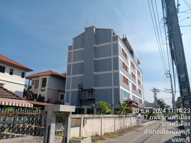 For SaleHotel&Apartment BusinessNonthaburi, Bang Yai, Bangbuathong : For sale: 6-storey Premium apartment, land area 148 sq m., location near a large community, in the middle of Nonthaburi city, quality society, with monthly and daily tenants, Mueang District, Nonthaburi Province.