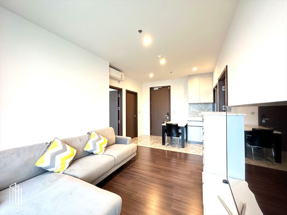 For RentCondoOnnut, Udomsuk : For rent Whizdom Inspire Sukhumvit, high floor, south facing, open view, room layout is wide @45,000 Baht