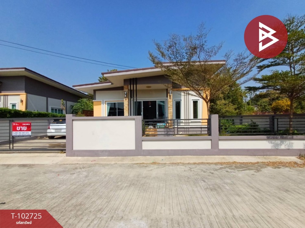 For SaleHouseRatchaburi : Single house for sale, Benyapha Village Project, Ratchaburi, ready to move in