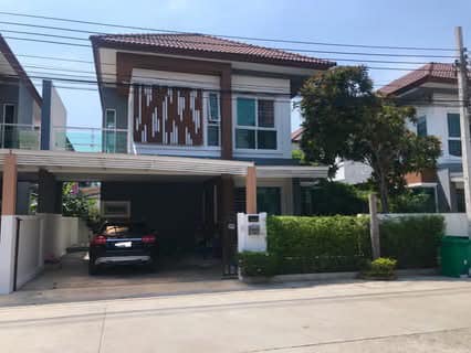 ขายบ้านนนทบุรี บางใหญ่ บางบัวทอง : ขายถูกมากบ้านเเฝด 2 ชั้น หมู่บ้าน ชวนชม พาร์ค3 บางกรวย-ไทรน้อย Chuanchom Park 3 Bang Kruai-Sai Noi ขนาด 40.8 ตรว.  3 นอน 2 น้ำ บ้านสวย  ขายถูกสุดในโครงการ บ้านเปล่า ใกล้รถไฟฟ้าสายสีม่วง
