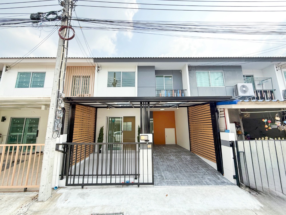 ขายทาวน์โฮมนนทบุรี บางใหญ่ บางบัวทอง : ขาย ทาวน์เฮ้าส์บ้านพฤกษา 95/2 ซอยกันตนา รีโนเวทใหม่ ต่อเติมครบ พร้อมอยู่