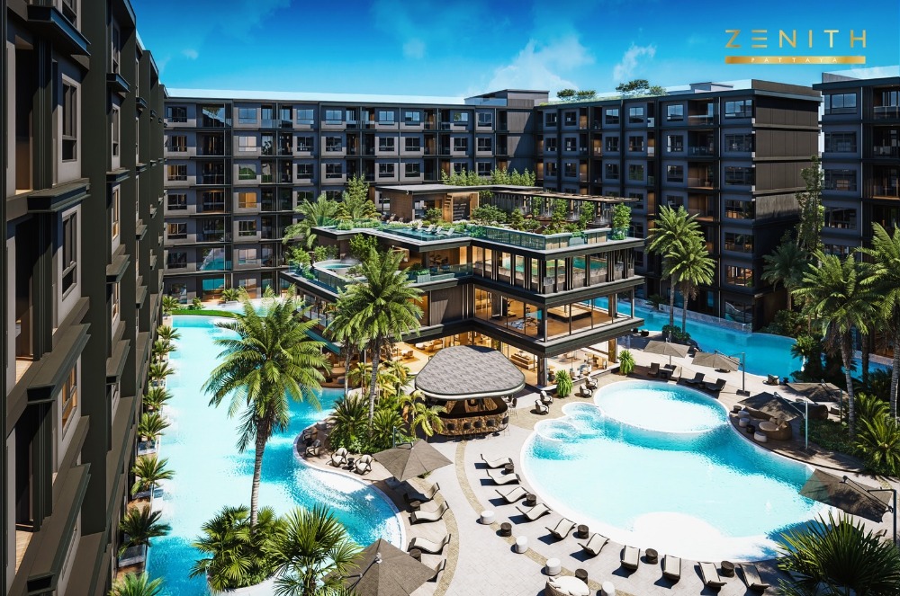 ขายคอนโดพัทยา บางแสน ชลบุรี สัตหีบ : Zenith Pattaya Condominium  โครงการคอนโดมิเนียมแห่งแรกที่เน้นส่วนกลางการดูแลสุขภาพครบวงจร ทัพพะยา ซ.15