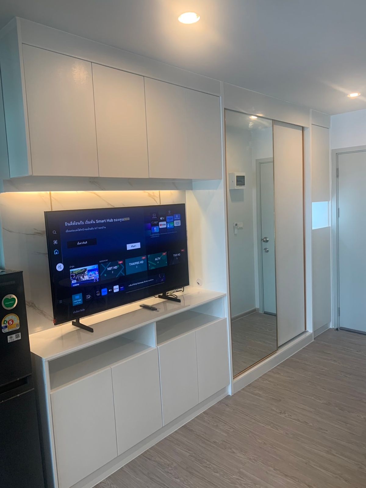 For RentCondoBangna, Bearing, Lasalle : Condo for rent, Regent Home Bangna, Building A, 14-16th floor, built-in, luxurious throughout the room, open view, very beautiful, rental price 11,000 baht