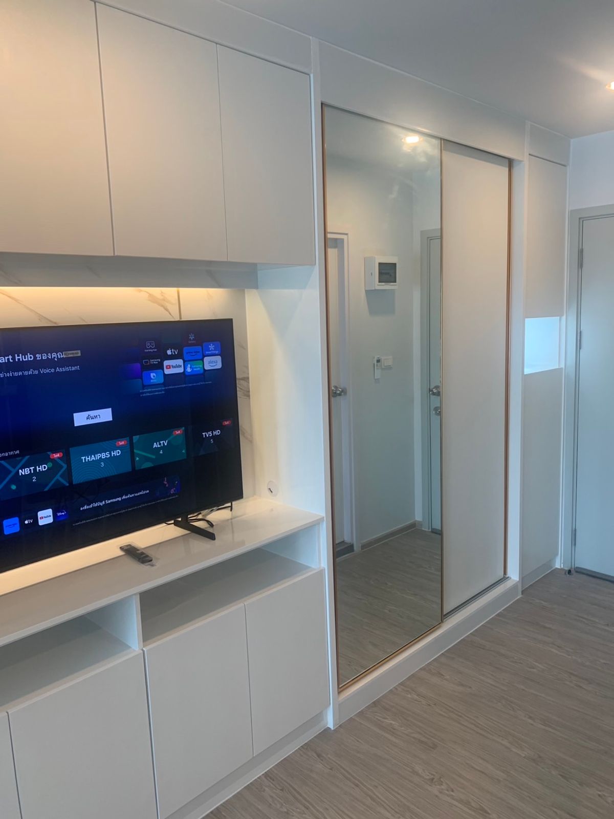 For RentCondoBangna, Bearing, Lasalle : Condo for rent, Regent Home Bangna, Building A, 14-16th floor, built-in, luxurious throughout the room, open view, very beautiful, rental price 11,000 baht