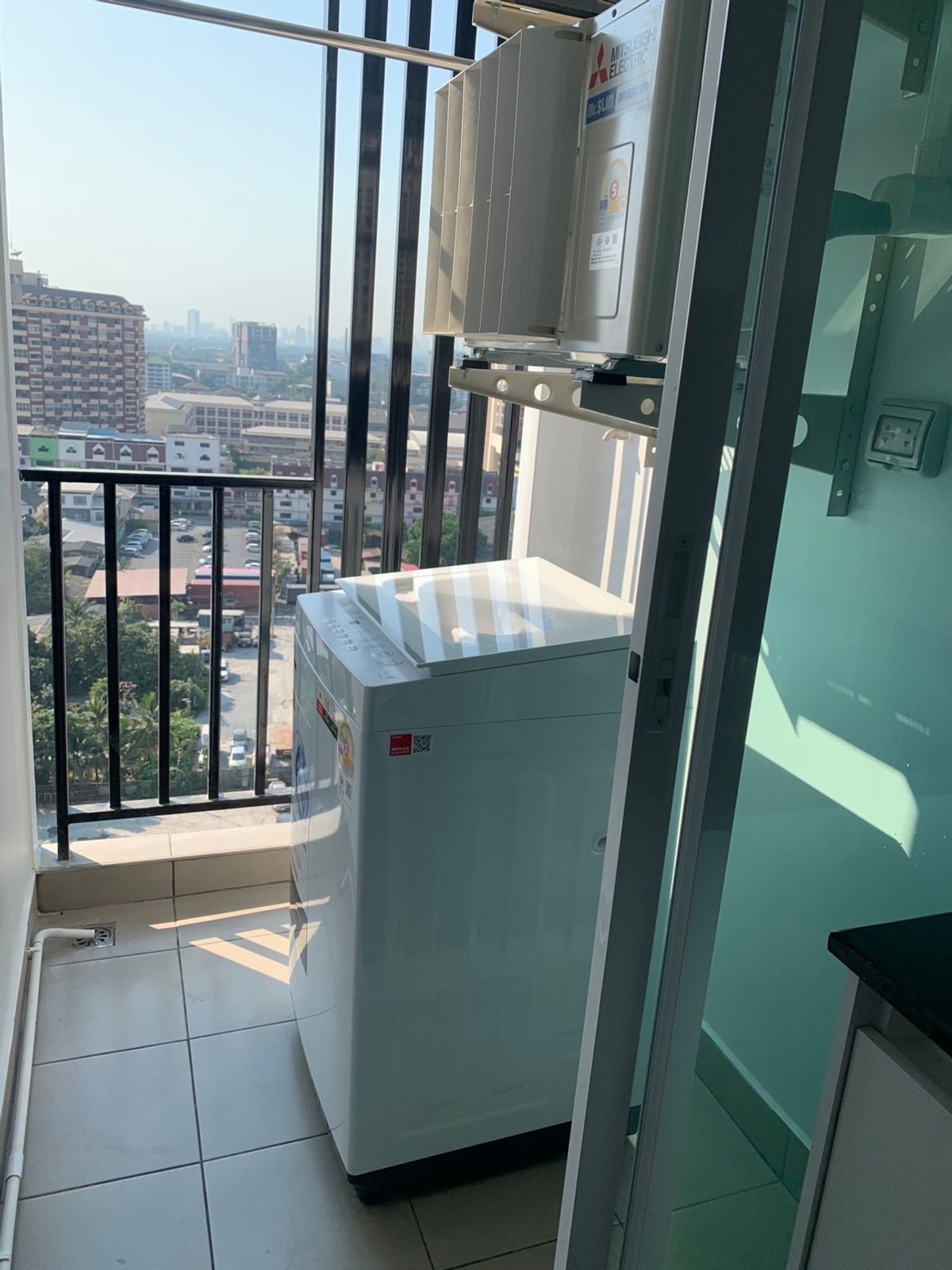 For RentCondoBangna, Bearing, Lasalle : Condo for rent, Regent Home Bangna, Building A, 14-16th floor, built-in, luxurious throughout the room, open view, very beautiful, rental price 11,000 baht