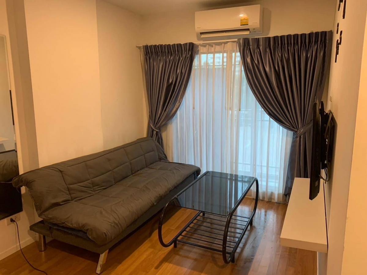 For RentCondoBangna, Bearing, Lasalle : For rent, good price, Lumpini place bamgna km.3 (Lumpini Place Bangna km.3) 1 bedroom 🛁 1 bathroom, size 26 sq m., Building C, 2nd floor ✨ Price 8,000 baht ✨ Near Central Bang Piang 500 meters, complete electrical appliances