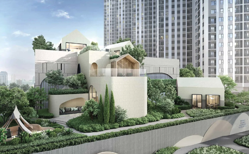 Sale DownCondoRama9, Petchburi, RCA : 🔥 Cheapest 𝘾𝙊𝘽𝙀 𝙍𝙖𝙩𝙘𝙝𝙖𝙙𝙖-𝙍𝙖𝙢𝙖𝟵 Building B 2 Bed 2 Bath Floor, beautiful view, good location, with furniture