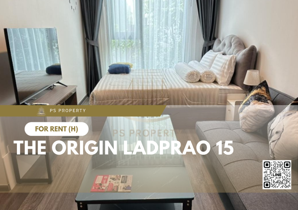 ให้เช่าคอนโดลาดพร้าว เซ็นทรัลลาดพร้าว : ให้เช่า ✨ The Origin Ladprao 15 ✨  เฟอร์นิเจอร์ และ เครื่องใช้ไฟฟ้าครบ ใกล้ MRT ลาดพร้าว
