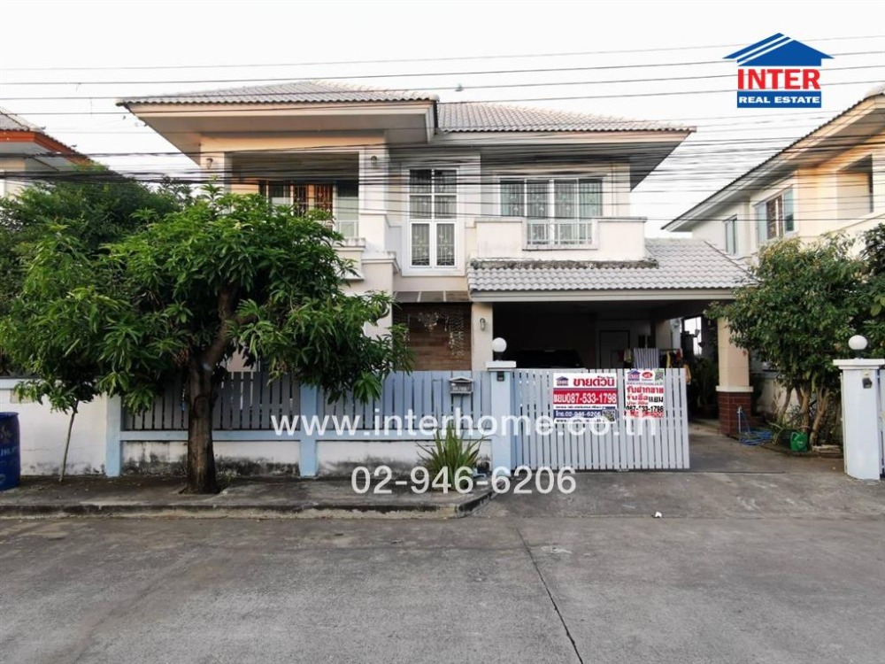 ขายบ้านปทุมธานี รังสิต ธรรมศาสตร์ : บ้านเดี่ยว 2 ชั้น 53.5 ตร.ว. หมู่บ้านนนทิชาการ์เด้นโฮม ลำลูกกา-คลอง8 เฟส2 ใกล้ตลาดชัชวาลคลอง7 ถนนลำลูกกาคลอง8 ถนนรังสิต-นครนายก ลำลูกกา ปทุมธานี