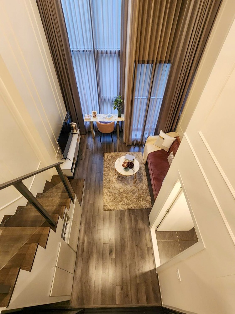 ขายคอนโดพระราม 9 เพชรบุรีตัดใหม่ RCA : **ห้องสุดท้าย** 1 Bedroom Duplex ใหม่มือหนึ่งพร้อมแต่งครบ✨Knightsbridge Space Rama 9, ใกล้ Central/ MRT พระราม 9