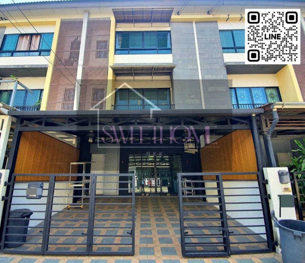 For SaleTownhomeBang kae, Phetkasem : 📣 Selling a modern 3-storey townhouse, in good condition, extensions at the back and front of the house are complete. Very good location, near the BTS, near The Mall Bang Khae.