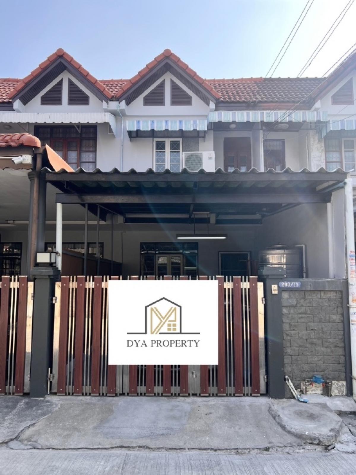 For RentTownhomePinklao, Charansanitwong : Townhouse for rent, 2 floors, Ratchaphruek area, Taling Chan, Phuttamonthon 1-2, Rama 5, Soi Suan Phak 13