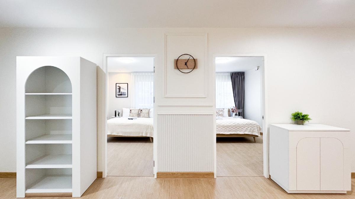For SaleCondoRamkhamhaeng, Hua Mak : 《A clear house》Corner room, 2 bedrooms, large room, home feel, Bodin Sweet Home, near the BTS