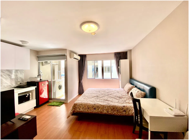 ขายคอนโดนวมินทร์ รามอินทรา : ขายห้องสตูดิโอ พร้อมอยู่ คอนโด Lumpini Condo Town Ramintra-Laksi (AM1281)