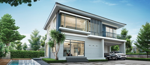 ขายบ้านพัฒนาการ ศรีนครินทร์ : (for sale) Perfect Place Pattanakarn-Srinakarin บ้านเดี่ยว 2 ชั้นในซอยอ่อนนุช 80