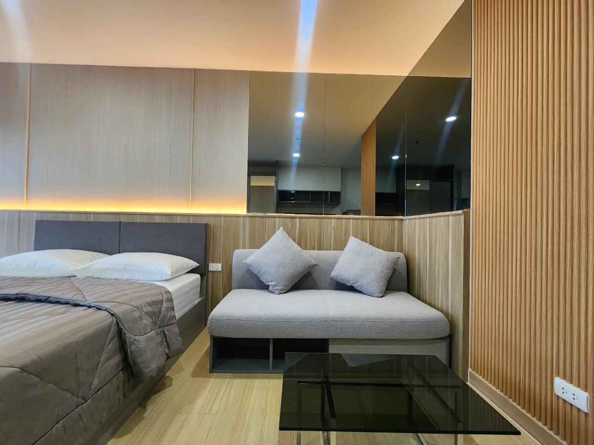 For RentCondoSamut Prakan,Samrong : Condo for rent Supalai Veranda Sukhumvit 117, new room, beautifully decorated, complete in this room, make an appointment to view the room 👉line:@pfbkk