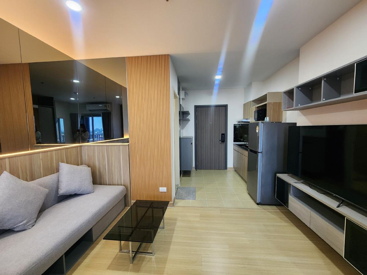 For RentCondoSamut Prakan,Samrong : Condo for rent Supalai Veranda Sukhumvit 117, new room, beautifully decorated, complete in this room, make an appointment to view the room 👉line:@pfbkk