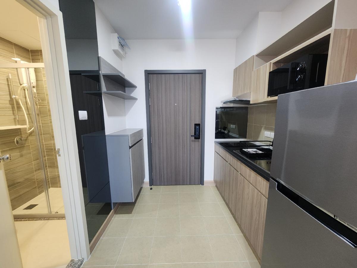 For RentCondoSamut Prakan,Samrong : Condo for rent Supalai Veranda Sukhumvit 117, new room, beautifully decorated, complete in this room, make an appointment to view the room 👉line:@pfbkk