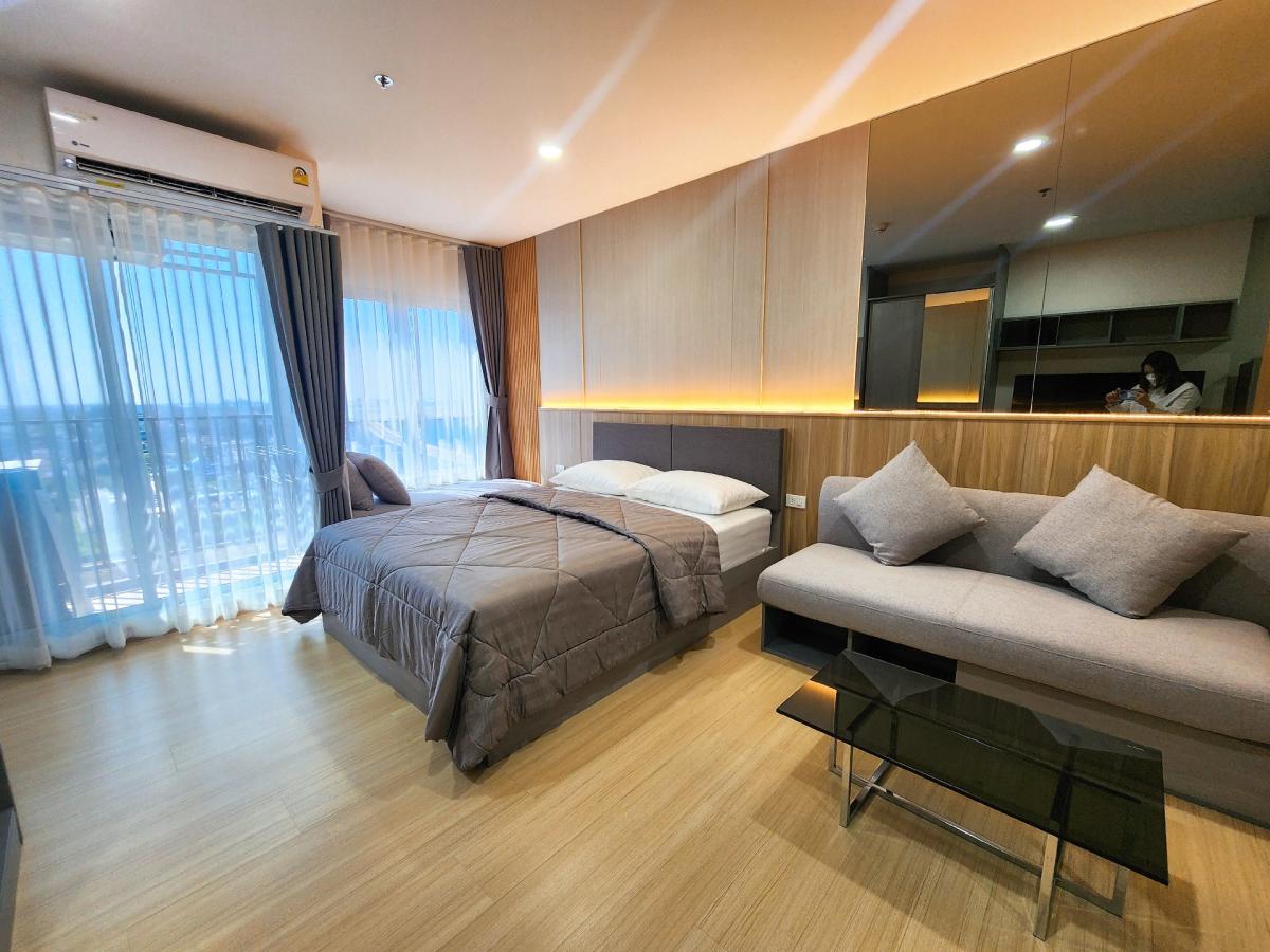 For RentCondoSamut Prakan,Samrong : Condo for rent Supalai Veranda Sukhumvit 117, new room, beautifully decorated, complete in this room, make an appointment to view the room 👉line: @propertybkk2