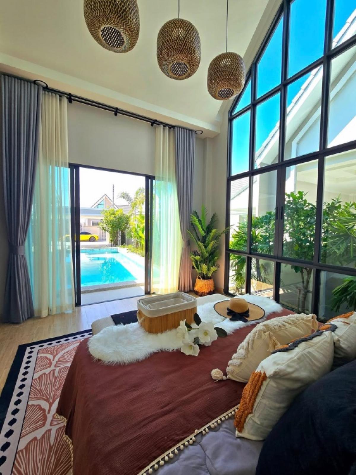 ขายบ้านพัทยา บางแสน ชลบุรี สัตหีบ : บ้านเดี่ยว 1 ชั้น พร้อมอยู่ มาบประชัน พัทยา