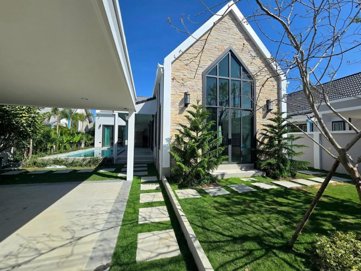 ขายบ้านพัทยา บางแสน ชลบุรี สัตหีบ : บ้านเดี่ยว 1 ชั้น พร้อมอยู่ มาบประชัน พัทยา