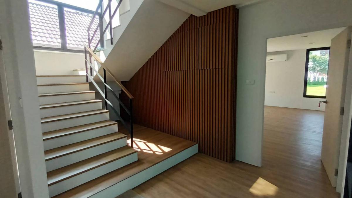 For SaleHouseMin Buri, Romklao : 2 storey detached house for sale, Panya Lek Home Nimit, new, new renovated, modern style, luxury Install the solar system, convert corner, ready to stay