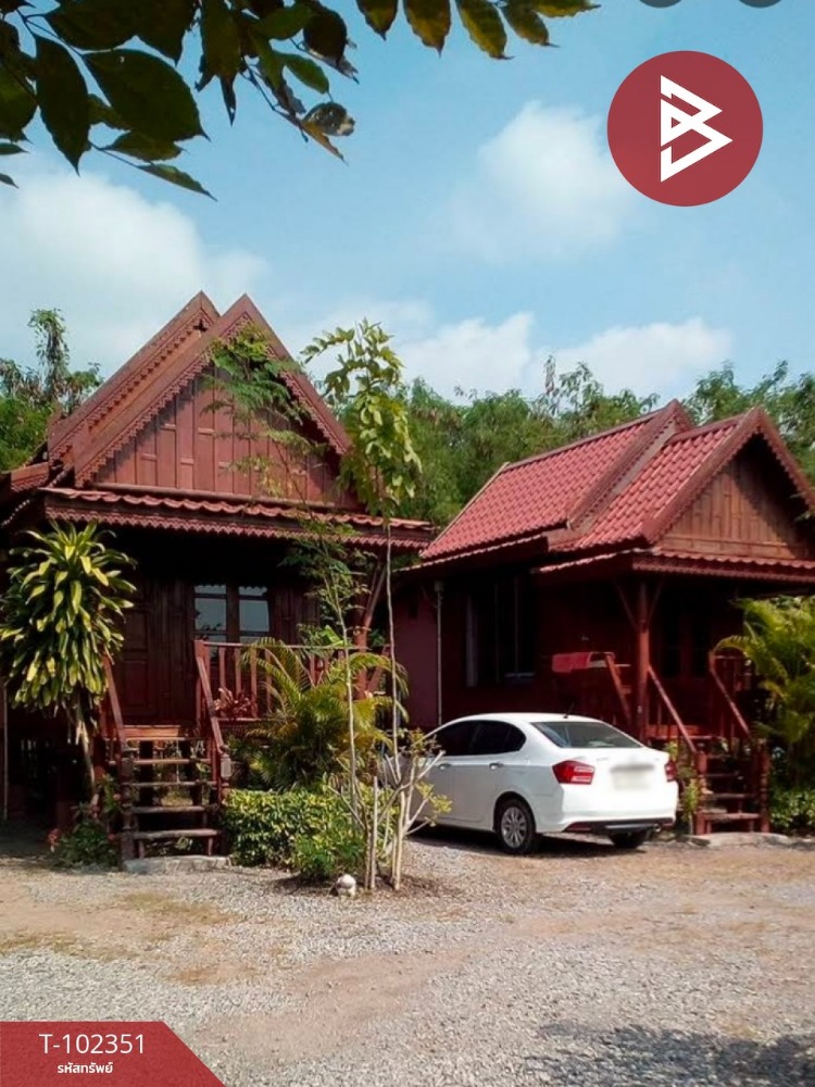 For SaleHotel&Apartment BusinessKhon Kaen : Resort for sale with land, area 1 rai 76 sq m, Chum Phae, Khon Kaen