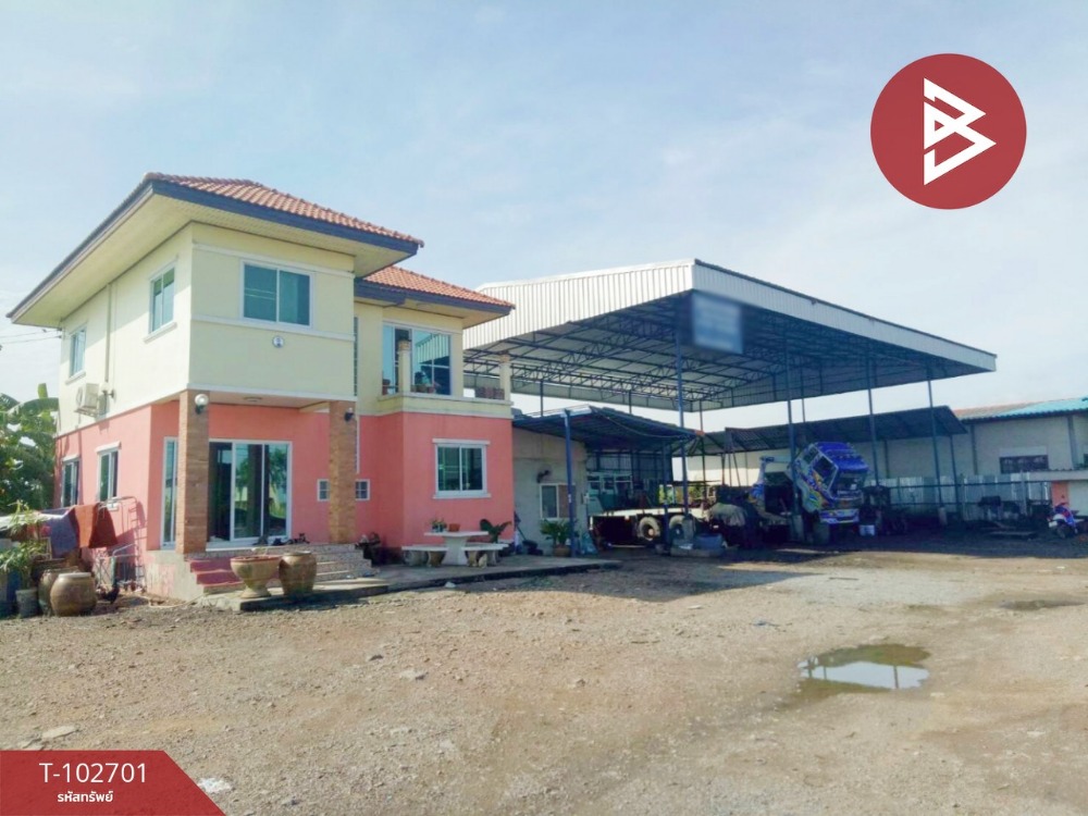For SaleLandPathum Thani,Rangsit, Thammasat : Land for sale with buildings, area 2 ngan, Khlong Luang, Pathum Thani