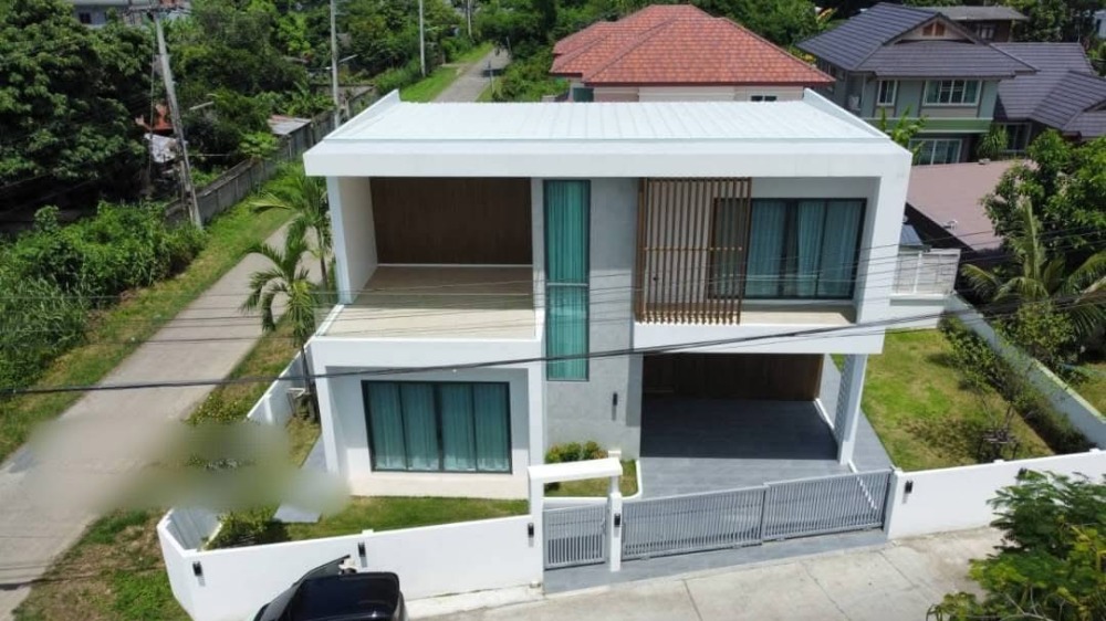 For SaleHouseChiang Mai : Modern house for sale, 3 bedrooms, San Kamphaeng, Chiang Mai, can be used as a home office.