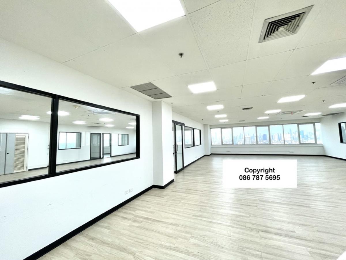 For RentOfficeRama3 (Riverside),Satupadit : Office for rent, river view, next to the main road, BRT Wat Dan
