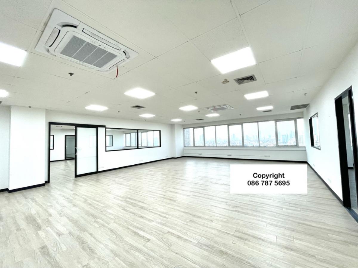 For RentOfficeRama3 (Riverside),Satupadit : Office for rent, river view, next to the main road, BRT Wat Dan