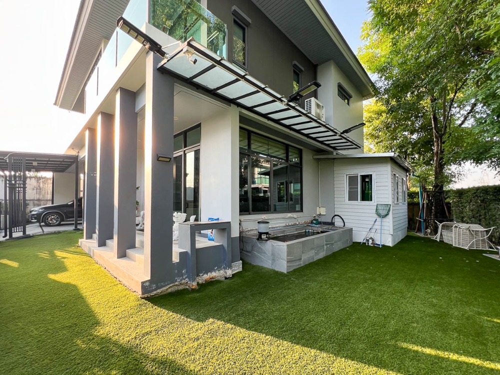 For SaleHousePattanakan, Srinakarin : House for Sale Setthasiri Pattanakarn, 4 bedroom 86 sqw 244 sqm Near Suvarnabhumi Airport, Onnut, Prawet, Chaloem Phrakiat Rama 9, Lat Krabang : SL25S-001