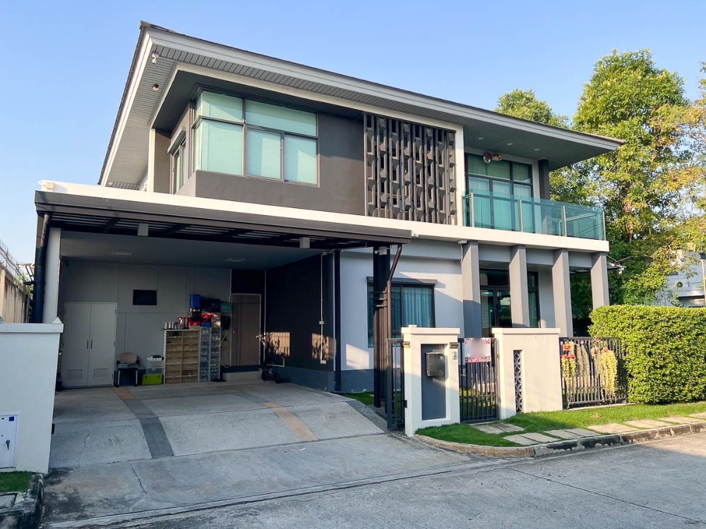 For SaleHousePattanakan, Srinakarin : House for Sale Setthasiri Pattanakarn, 4 bedroom 86 sqw 244 sqm Near Suvarnabhumi Airport, Onnut, Prawet, Chaloem Phrakiat Rama 9, Lat Krabang : SL25S-001