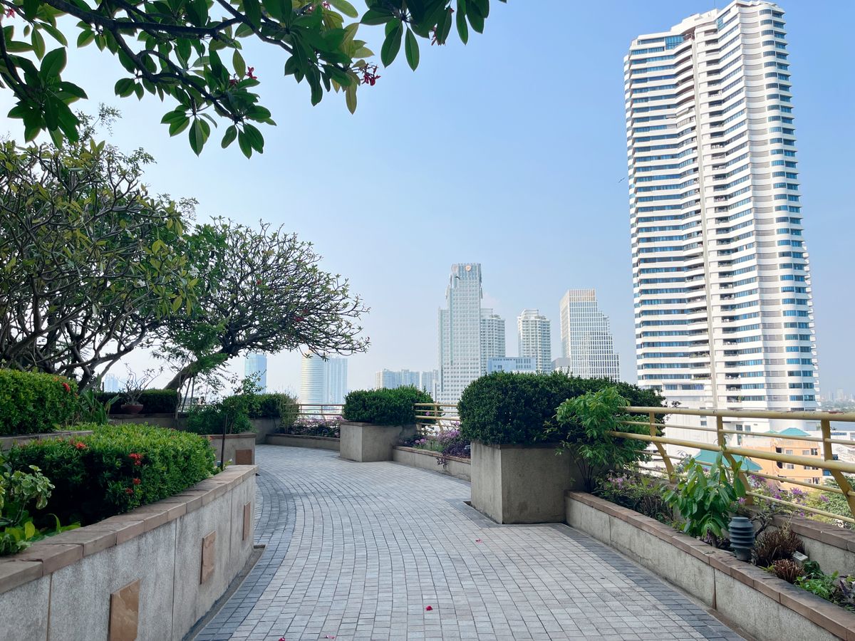 For RentOfficeRama3 (Riverside),Satupadit : Office for rent, river view, next to the main road, BRT Wat Dan