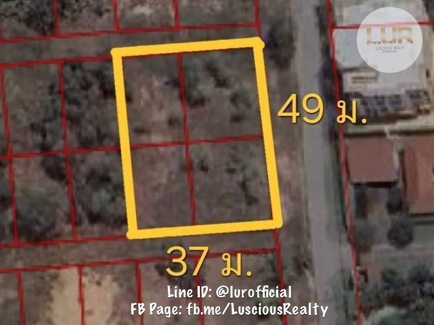 For SaleLandHuahin, Prachuap Khiri Khan, Pran Buri : Only 100 meters from the beach of Hua Hin Land for sale in Hua Hin, Soi 9/1, rectangular plot, beautiful plot, 458.3 sq m, 25.5 million baht, negotiable