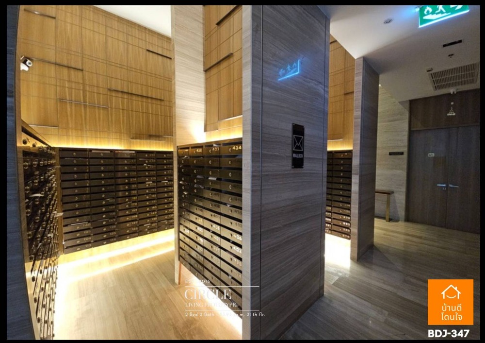 For SaleCondoRama9, Petchburi, RCA : Special promotion, Luxury corner condo, beautiful Circle Living Prototype (83.95 sq m.), 2 bedrooms, 2 bathrooms, Panoramic View, near MRT Phetchaburi, only 800 m.