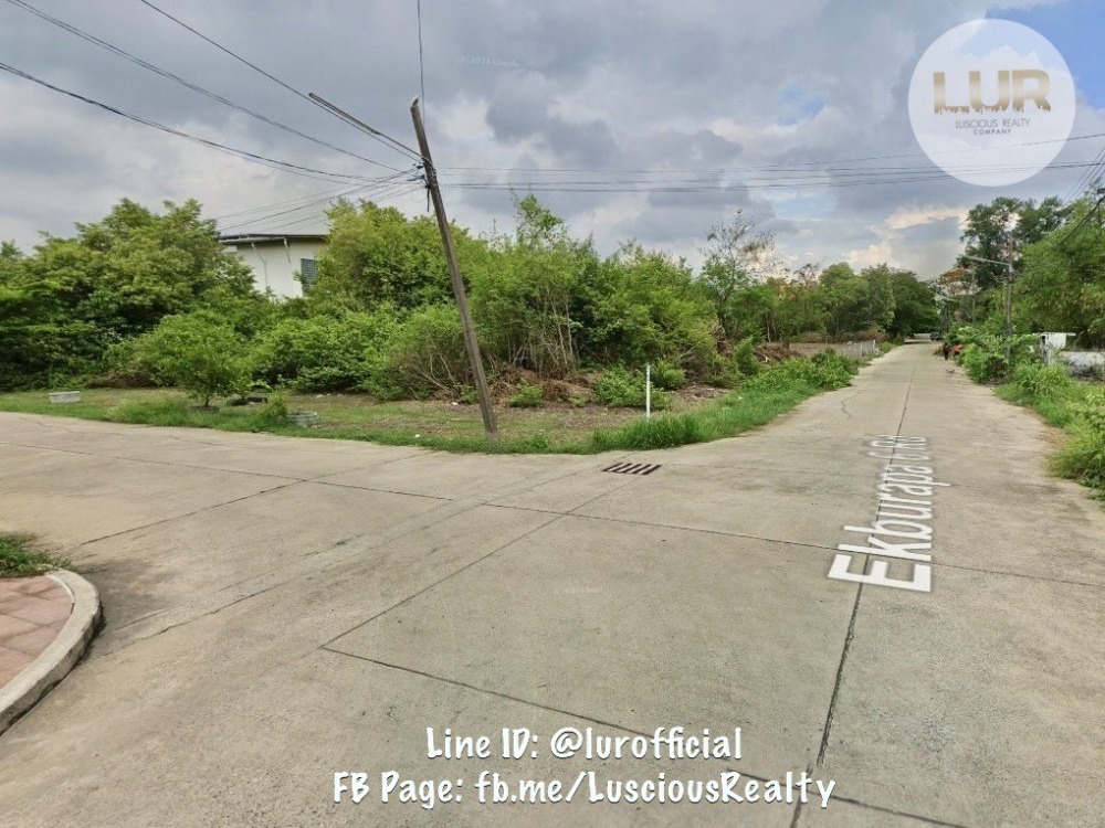 ขายที่ดินปทุมธานี รังสิต ธรรมศาสตร์ : ขายที่ดินแปลงสวยเมืองเอก หน้ากว้าง 19.5 เมตร ลึก 30.8 เมตร ถนนกว้าง 13 เมตร ซ.เอกบูรพา 6