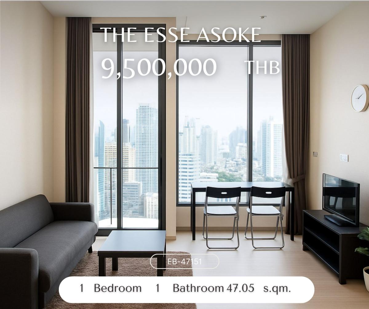 For SaleCondoSukhumvit, Asoke, Thonglor : ลดโหด The Esse Asoke คอนโดหรู กลางใจอโศก นาทีทอง ติดต่อด่วน 💥