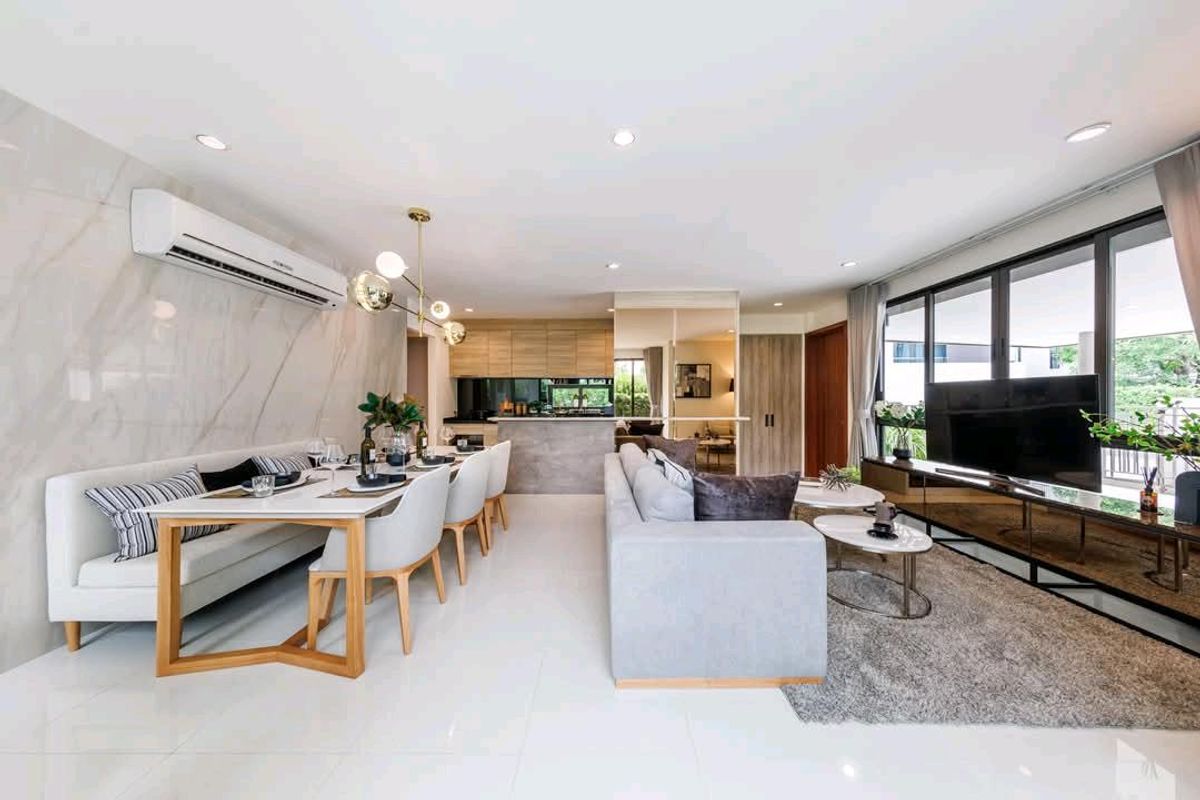 For SaleHouseLadkrabang, Suwannaphum Airport : AQ Arbor Suan Luang Rama 9 ♨️ New house 12.5 million ♨️