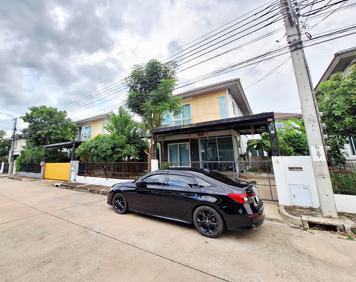 ขายบ้านลาดกระบัง สุวรรณภูมิ : บ้านเดี่ยว พฤกษ์ลดาสุวรรณภูมิ เพียง 3.9 ล้าน พื้นที่ 50.1 ตรว. (ฟรีโอน)