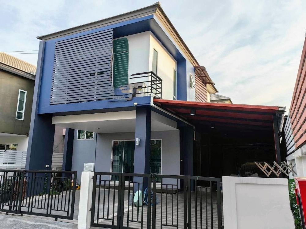 For SaleHouseBang kae, Phetkasem : 2-storey detached house, Tipthana Village, 50.5 square wah, Soi Petchkasem 53, opposite Kesomras Hospital, near MRT Lak Song