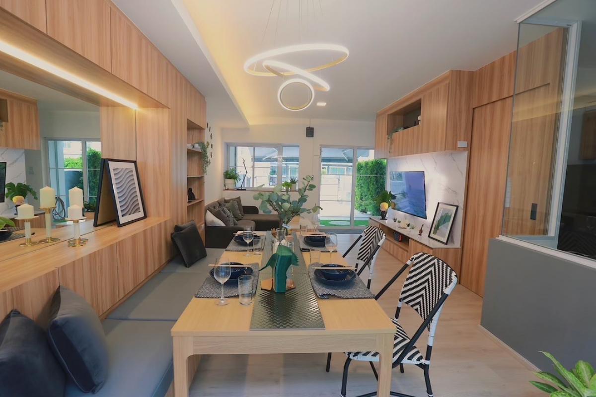 For RentHouseBangna, Bearing, Lasalle : Indy2 Bangna-Ramkhamhaeng 2 🏡 3 bedrooms, beautifully decorated, ready to move in ** Near Mega Bangna shopping mall, only 10 minutes!!