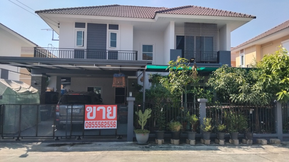 ขายบ้านปทุมธานี รังสิต ธรรมศาสตร์ : ขายบ้าน ม.ภูมิสิริ #คลอง4  เนื้อที่ 53.9 ตรว.#เฟอร์นิเจอร์ครบ ราคา 5.50 ลบ.#พร้อมเข้าอยู่ได้เลย